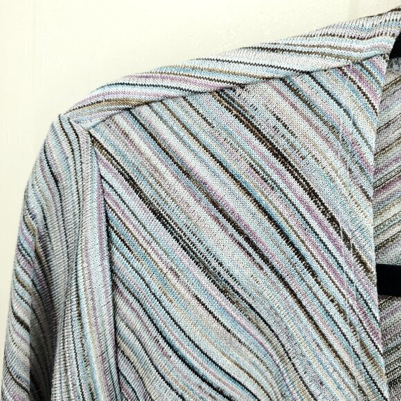 VTG 2000s New York & Company Matching Set Stretchy Skirt/Wrap Top M/L Multi - Picture 6 of 16